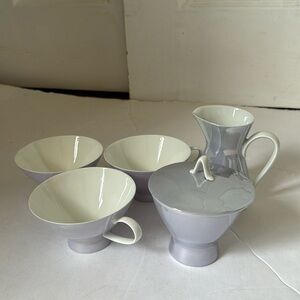 Vintage Rosenthal Crystalline 5 piece tea set